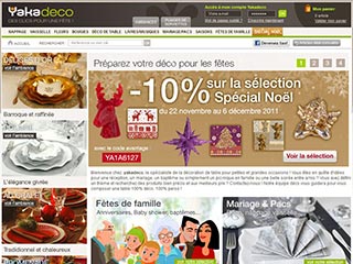 Yakadeco : Décoration de table et accessoire déco