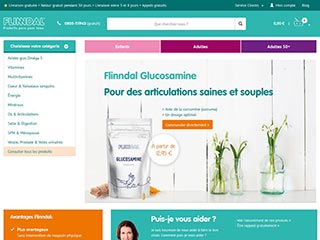 Flinndal, vente en ligne de compléments alimentaires