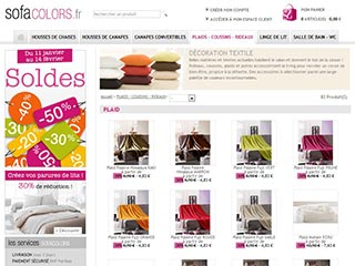 Sofacolors, la boutique en ligne pour habiller sa maison