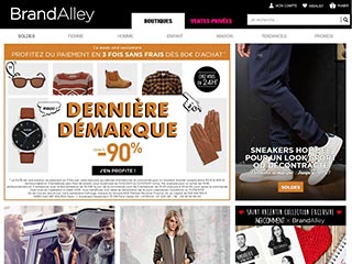 Brandalley, vêtements grandes marques et vente privée