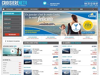 Croisierenet, le spécialiste en croisières sur internet