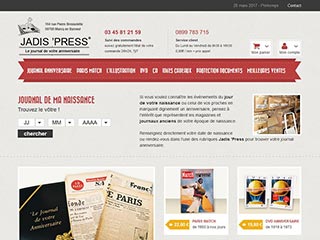 Jadis Press, vente en ligne de presse ancienne