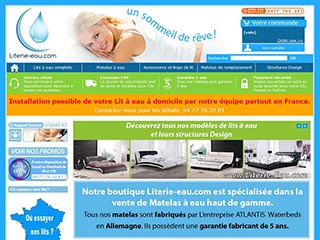 Literie-eau, la boutique de lits d'eau